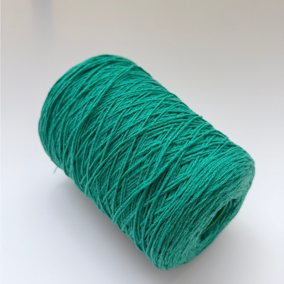 Biogioli Modesto Other - 100% Cashmere yarn on cone DK Biagioli Modesto Color Green 470g